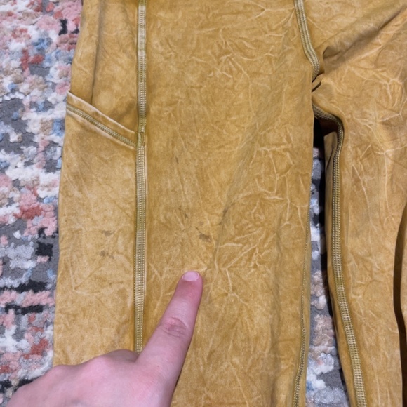 Lululemon mustard yellow leggings - Picture 2 of 3